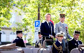 Macron at Bastille Day Parade - Paris