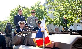 Macron at Bastille Day Parade - Paris