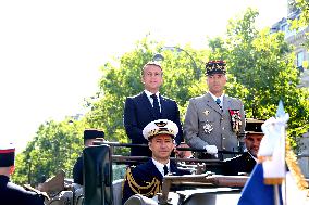 Macron at Bastille Day Parade - Paris