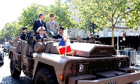 Macron at Bastille Day Parade - Paris