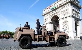 Macron at Bastille Day Parade - Paris