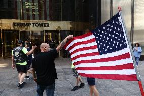 Trump Tower A Day After Donald Trump Injured In Shooting