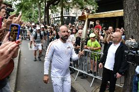 Olympic Flame at the Bataclan - Paris