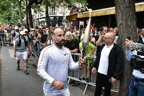 Olympic Flame at the Bataclan - Paris