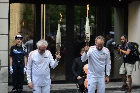 Olympic Flame at the Bataclan in Paris FA