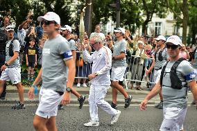 Olympic Flame at the Bataclan in Paris FA