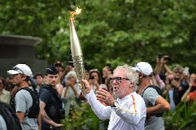 Olympic Flame at the Bataclan in Paris FA