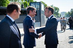 Macron at Bastille Day Parade - Paris