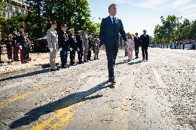 Macron at Bastille Day Parade - Paris