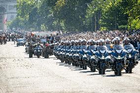 Macron at Bastille Day Parade - Paris