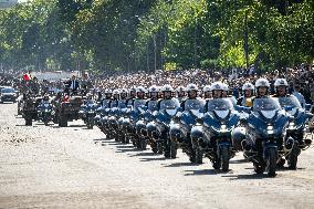 Macron at Bastille Day Parade - Paris