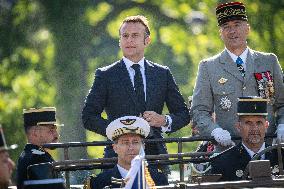 Macron at Bastille Day Parade - Paris