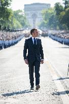 Macron at Bastille Day Parade - Paris