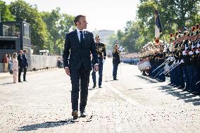 Macron at Bastille Day Parade - Paris