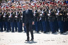 Macron at Bastille Day Parade - Paris