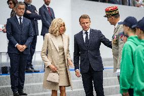 Macron at Bastille Day Parade - Paris