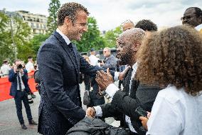 Macron at Bastille Day Parade - Paris