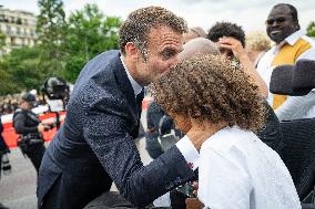 Macron at Bastille Day Parade - Paris