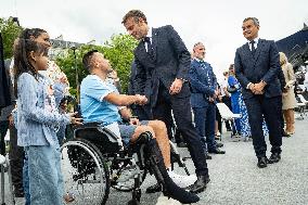 Macron at Bastille Day Parade - Paris