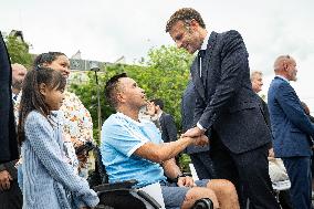 Macron at Bastille Day Parade - Paris