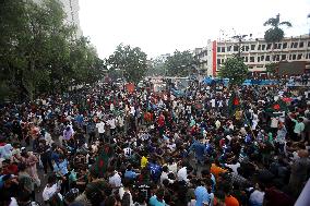Students Protest In Dhaka