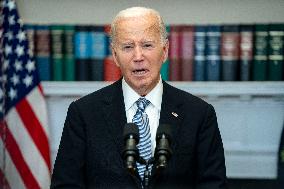 President Biden delivers remarks following attack during Donald Trump election rally in Pennsylvania