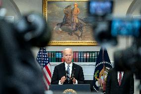 President Biden delivers remarks following attack during Donald Trump election rally in Pennsylvania