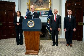 President Biden delivers remarks following attack during Donald Trump election rally in Pennsylvania