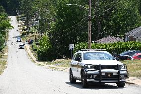 Police Outside Residence Of Suspect Thomas Matthew Crooks, Trump Rally Shooter