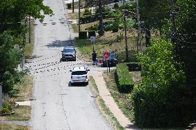 Police Outside Residence Of Suspect Thomas Matthew Crooks, Trump Rally Shooter