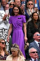 Princess Of Wales And Daughter At Wimbledon - London