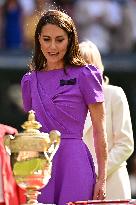 Princess Of Wales And Daughter At Wimbledon - London