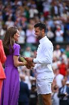 Princess Of Wales And Daughter At Wimbledon - London