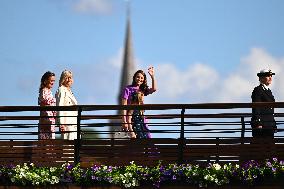 Princess Of Wales And Daughter At Wimbledon - London