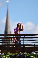 Princess Of Wales And Daughter At Wimbledon - London