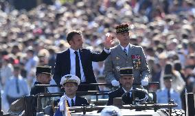 The annual Bastille Day military parade - Paris