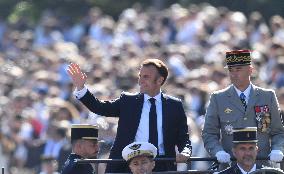 The annual Bastille Day military parade - Paris