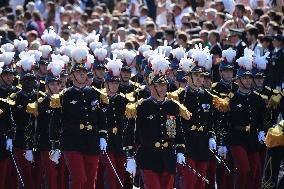 The annual Bastille Day military parade - Paris