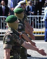 The annual Bastille Day military parade - Paris