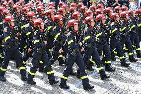 The annual Bastille Day military parade - Paris