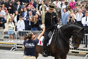 The annual Bastille Day military parade - Paris