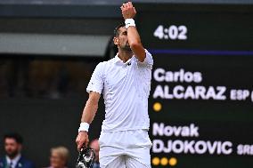 Wimbledon - Carlos Alcaraz v Novak Djokovic