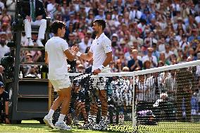 Wimbledon - Carlos Alcaraz v Novak Djokovic