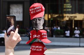 Trump Tower A Day After Donald Trump Injured In Shooting