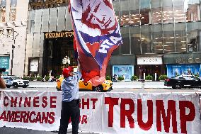 Trump Supporters In NYC After Trump Assassination Attempt