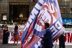 Trump Supporters In NYC After Trump Assassination Attempt