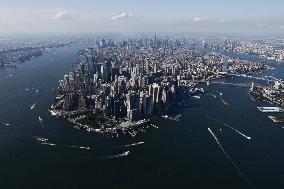 Aerial Views Of New York City