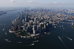 Aerial Views Of New York City