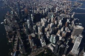 Aerial Views Of New York City