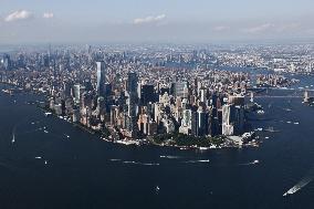 Aerial Views Of New York City